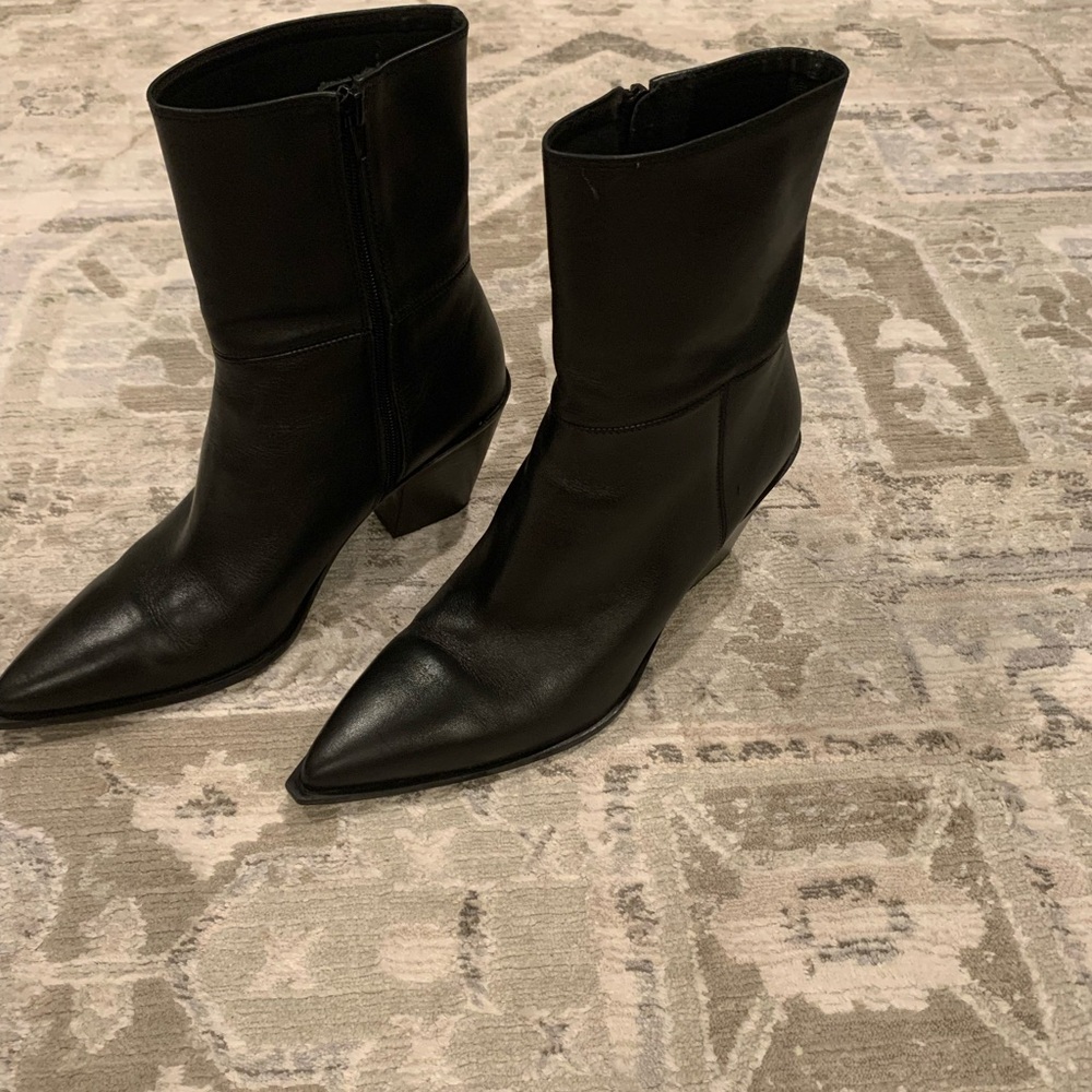 Zara Black Women's Ankle Boots - Picture 4 of 12